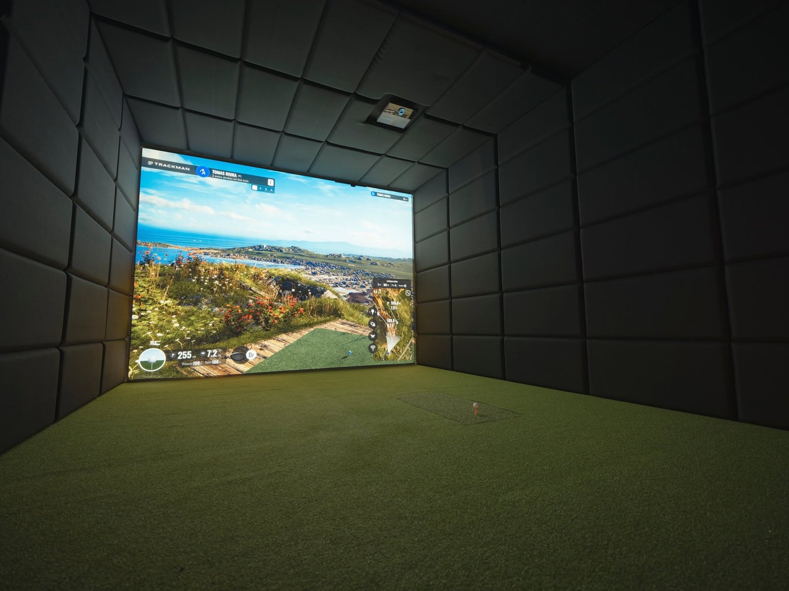 Trackman iO simuliatorius Golfisto kambaryje